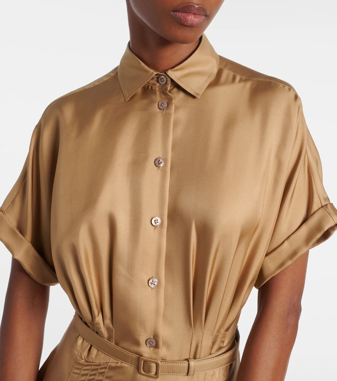 Ralph Lauren Collection - Silk satin midi dress
