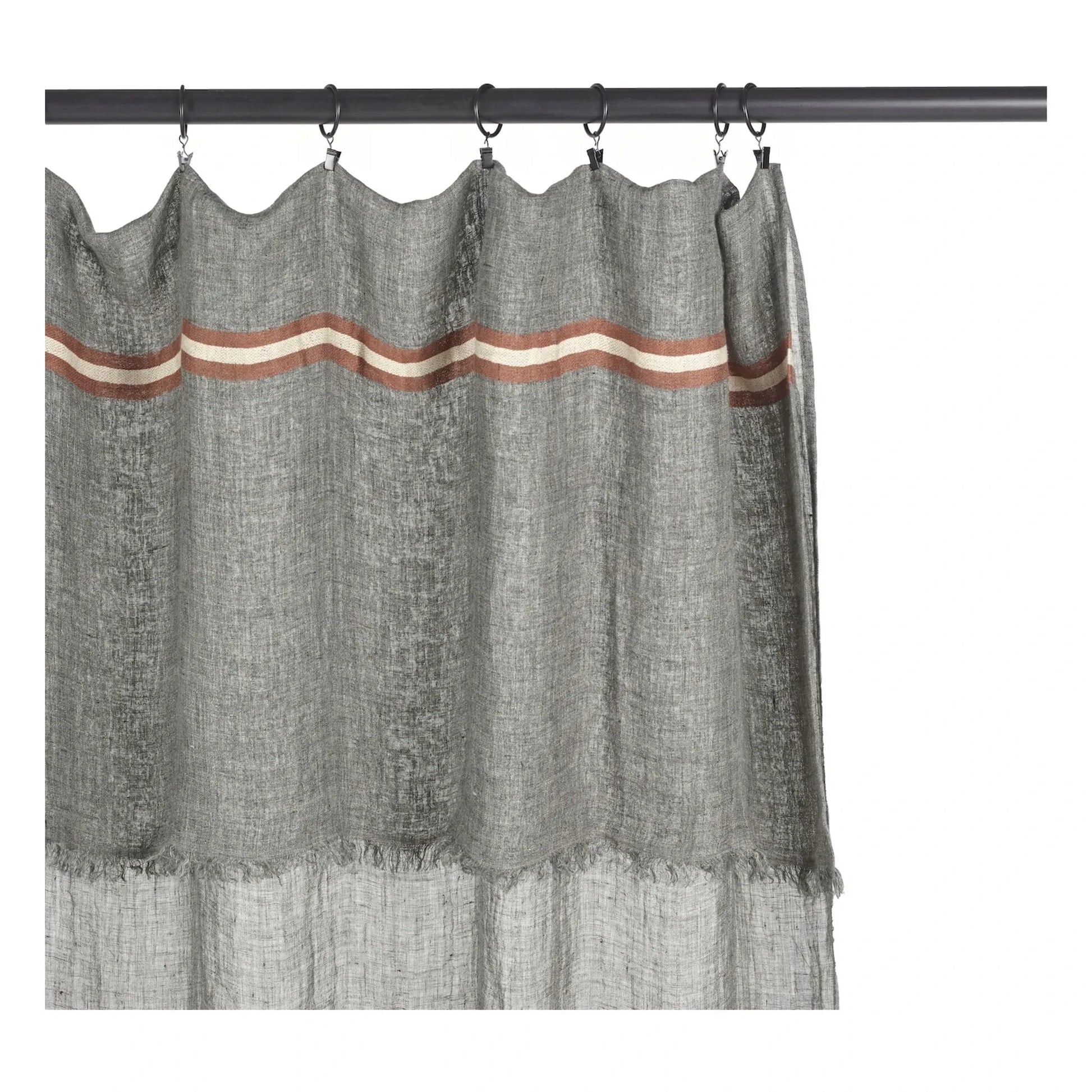 Libeco - Arlo linen curtain | Carbon
