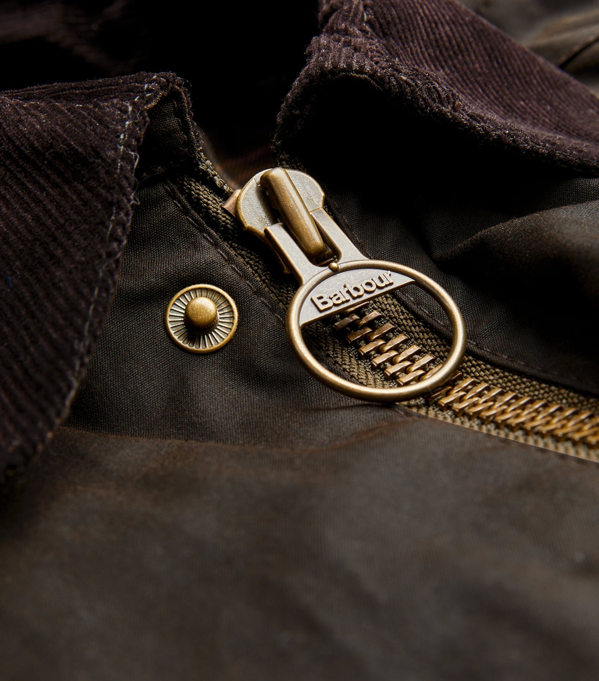 Barbour Green Waxed Ashby Jacket