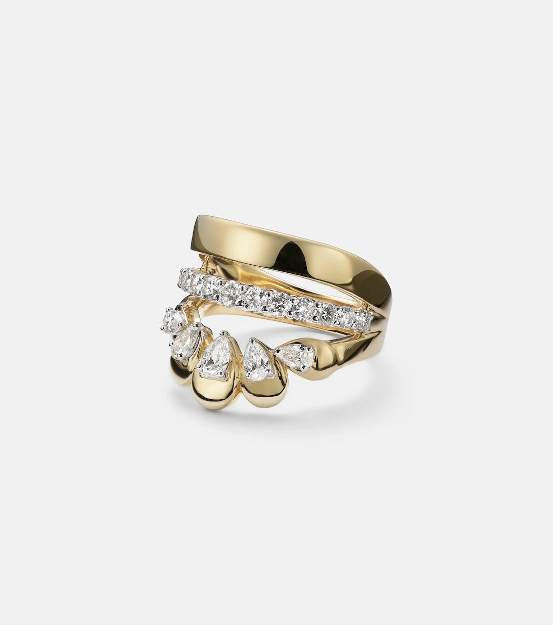 Yeprem - 18kt gold ring with diamonds