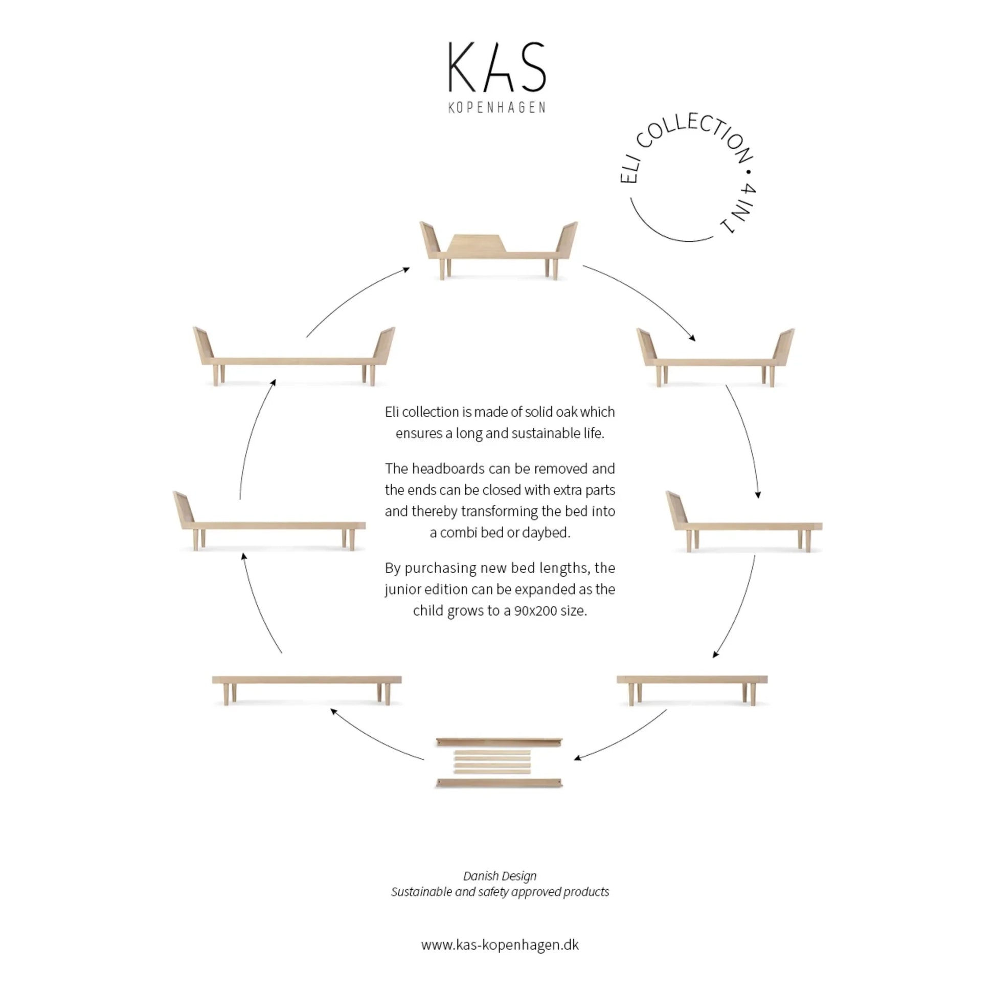 KAS Kopenhagen - Eli Daybed | Light oak