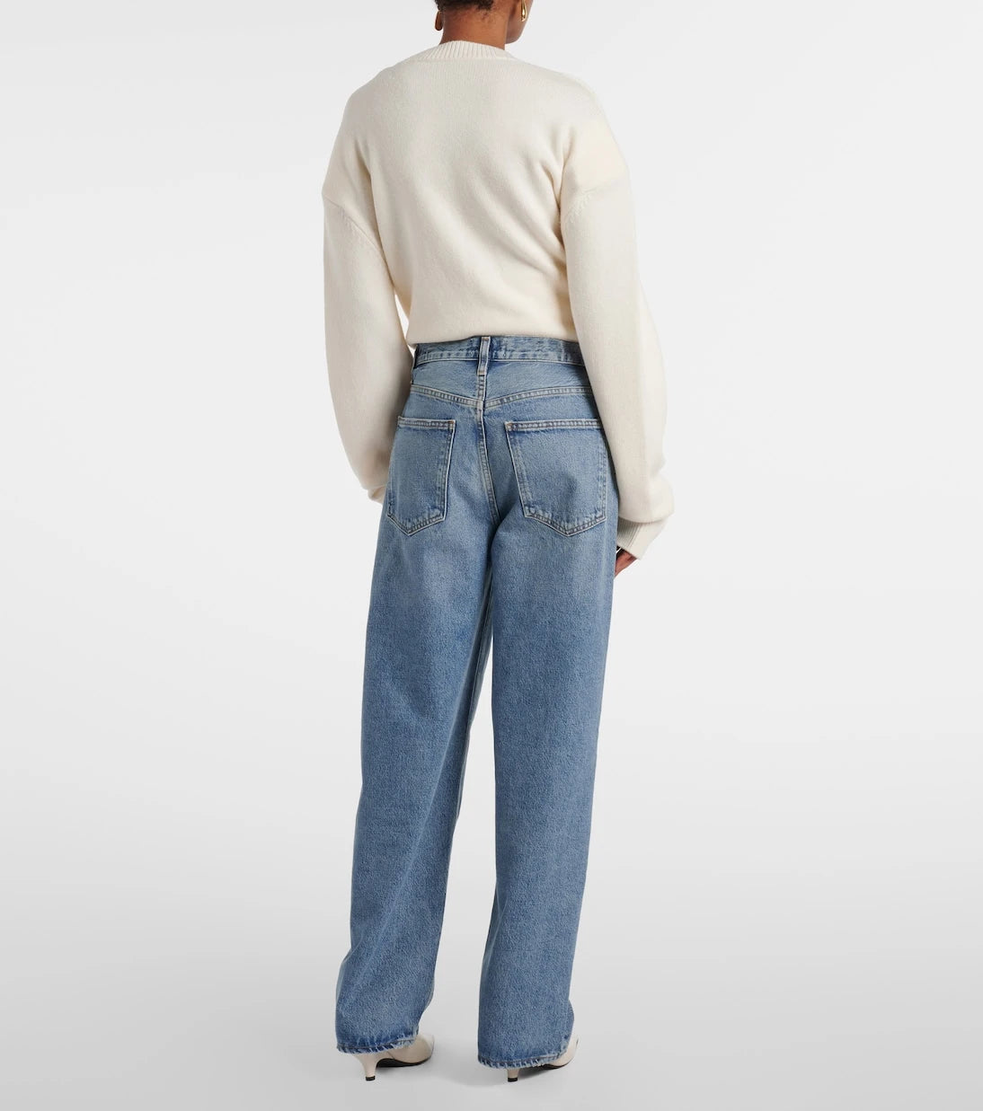 Agolde - Henson mid-rise wide-leg jeans