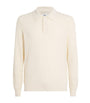 Cotton-Cashmere Oban Polo Sweater