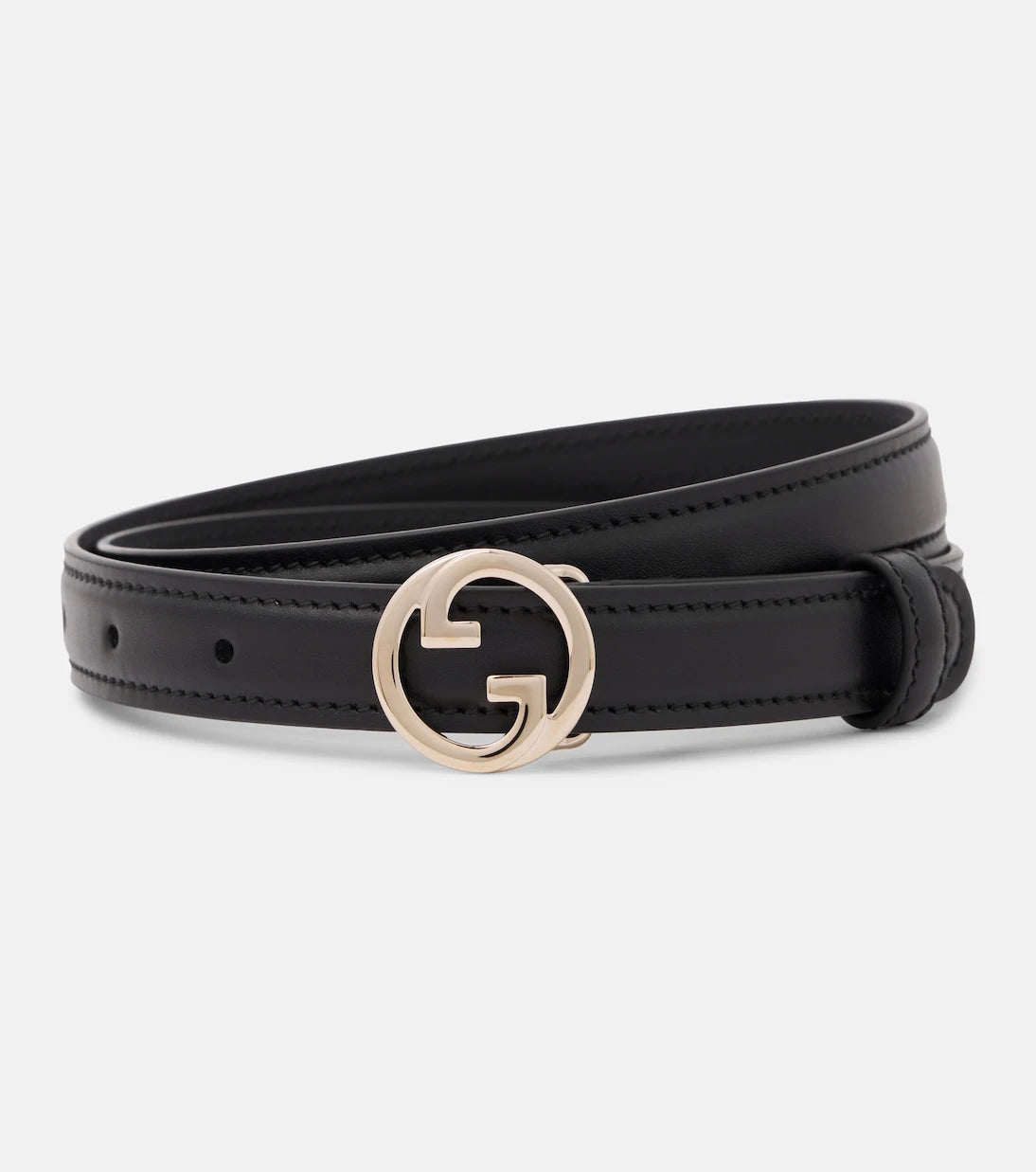 Gucci - Blondie Interlocking G leather belt
