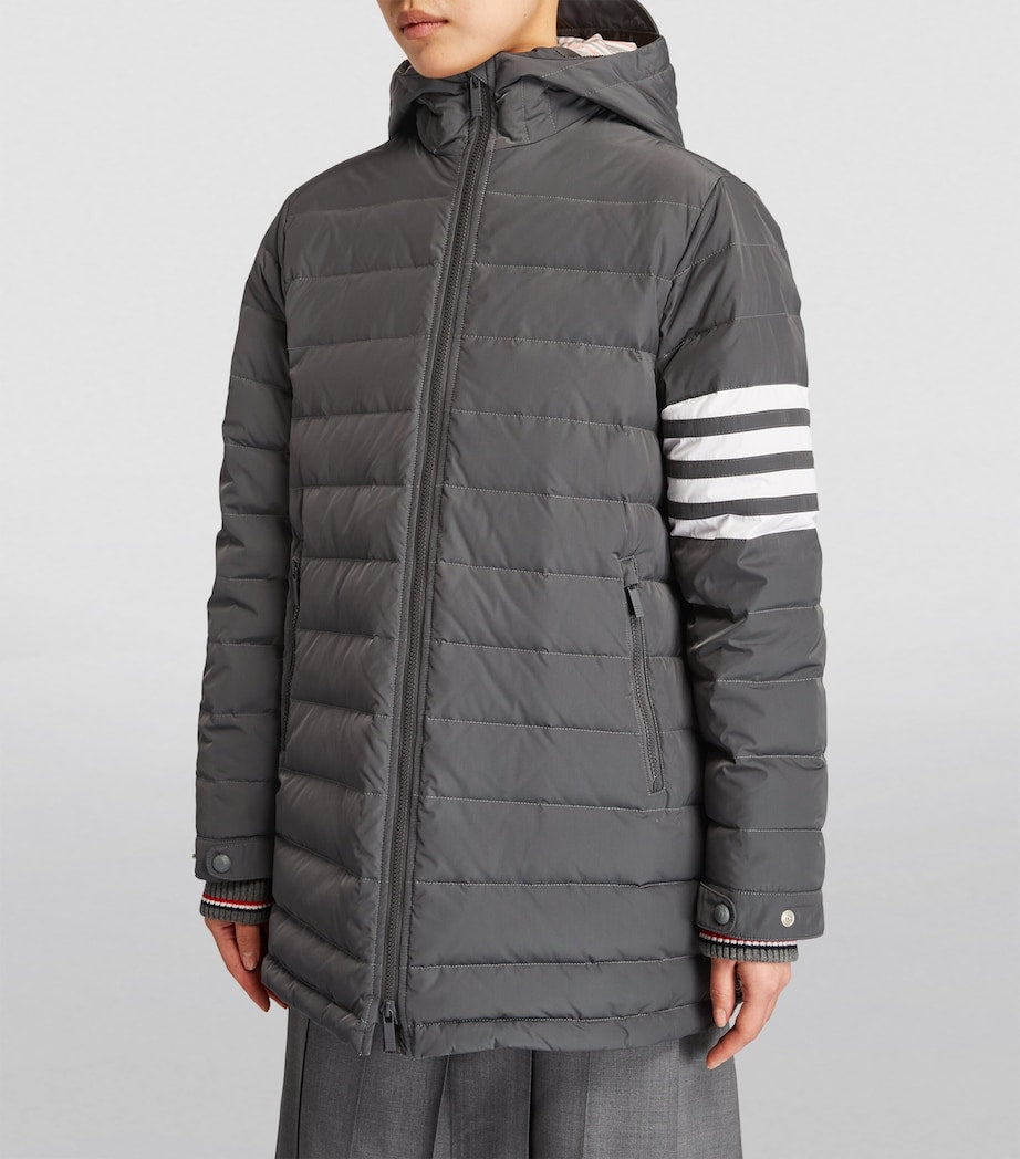 Grey Down-Filled Puffer Jacket
