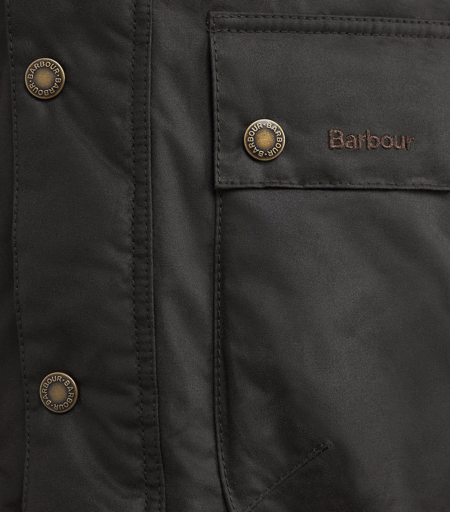 Barbour Green Wax Bedale Parka Coat