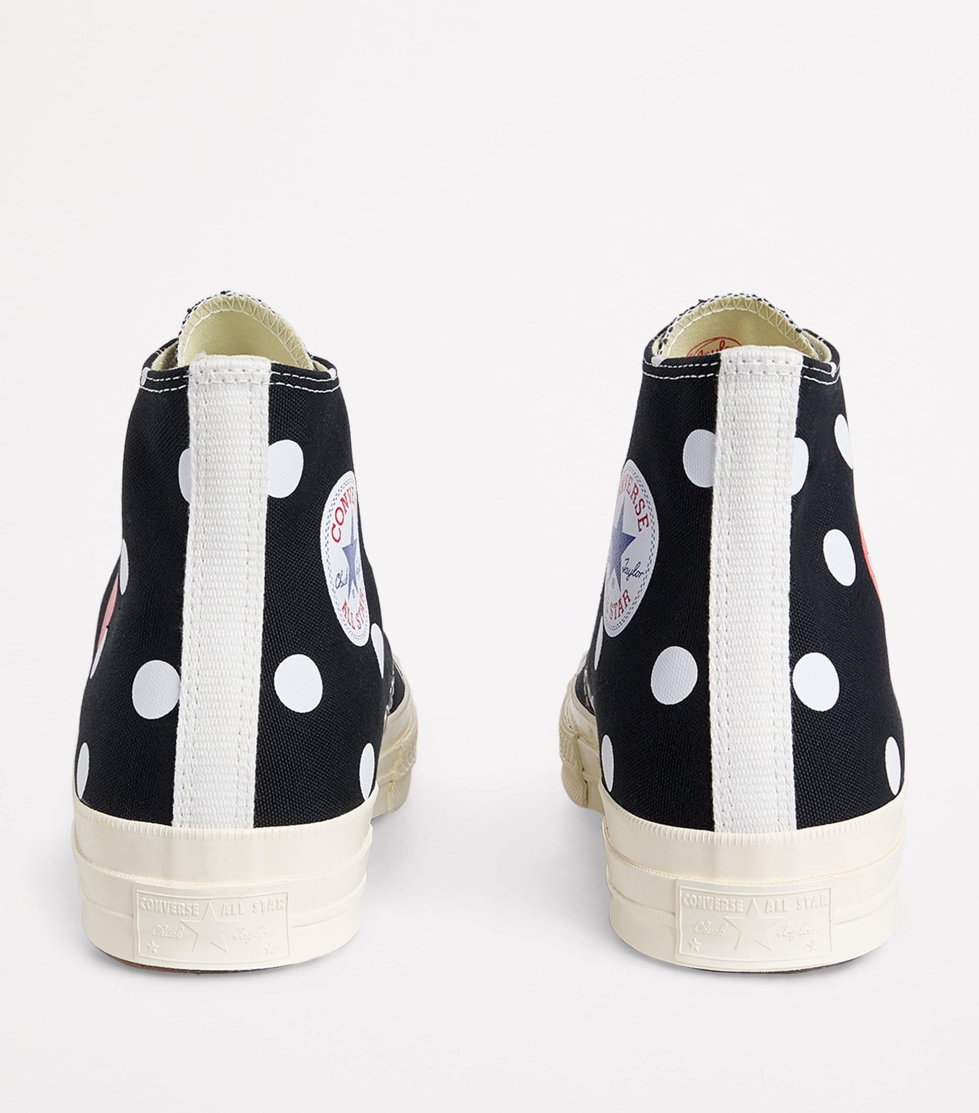 Comme Des Garçons Play x Converse Polka Dot Heart Chuck Taylor All Star '70 High-Top Sneakers