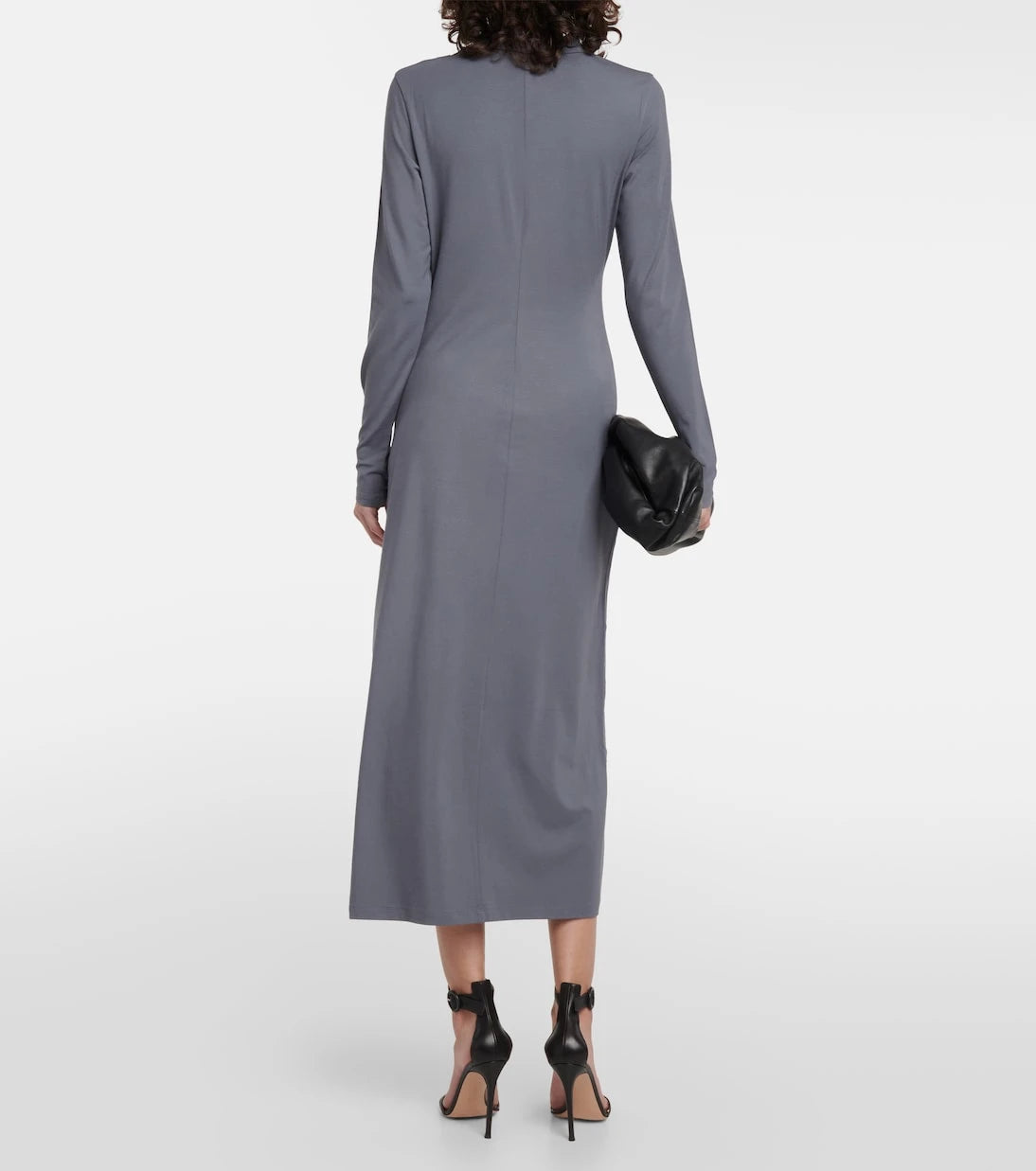 Vince - Ruched jersey midi dress