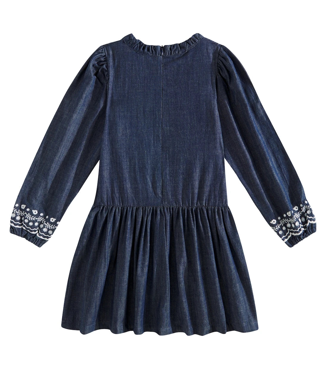 Tartine et Chocolat - Embroidered denim dress