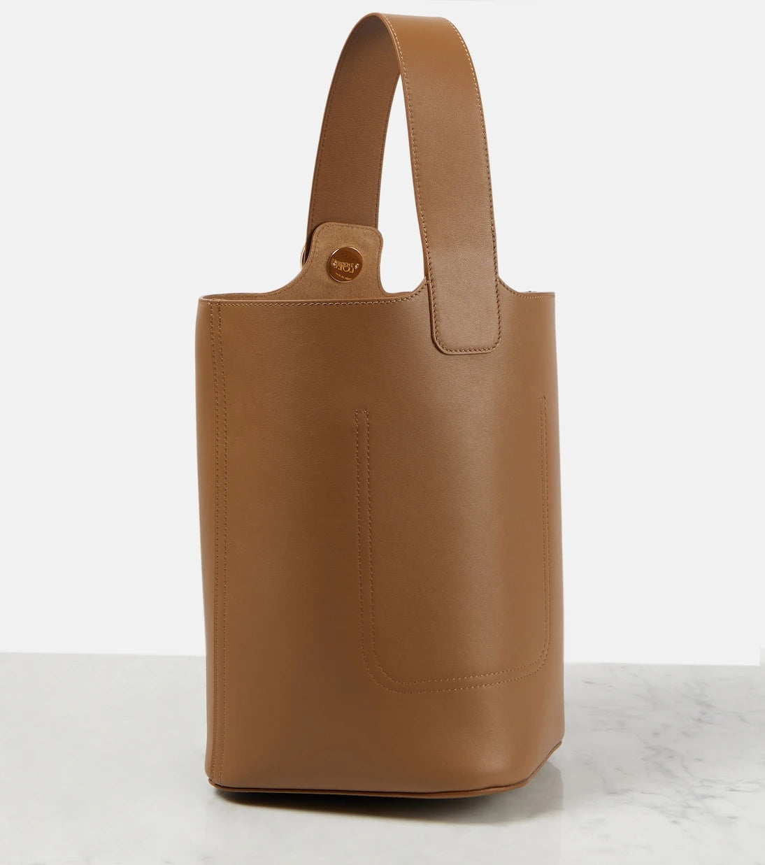 Loewe - Pebble Medium leather bucket bag