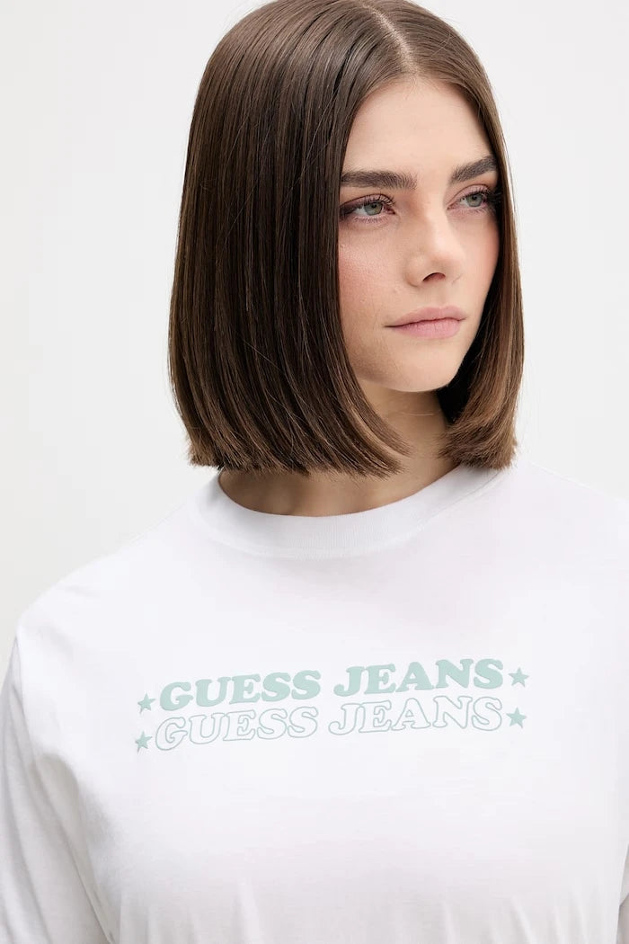 Guess Jeans Kadın Pamuklu Tişört