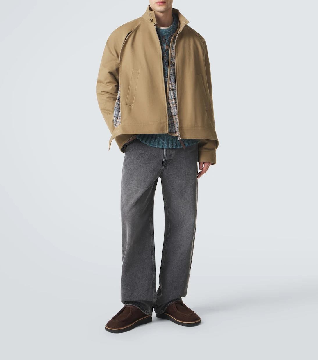Loewe - Layered cotton gabardine jacket