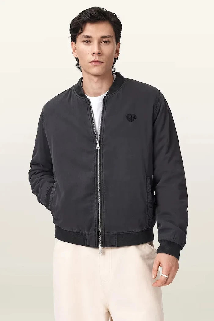 AllSaints яке бомбър мъжко от памук FORRES