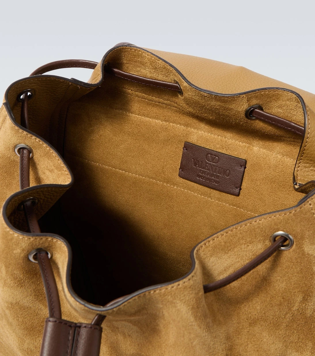 Valentino Garavani - VLogo suede backpack