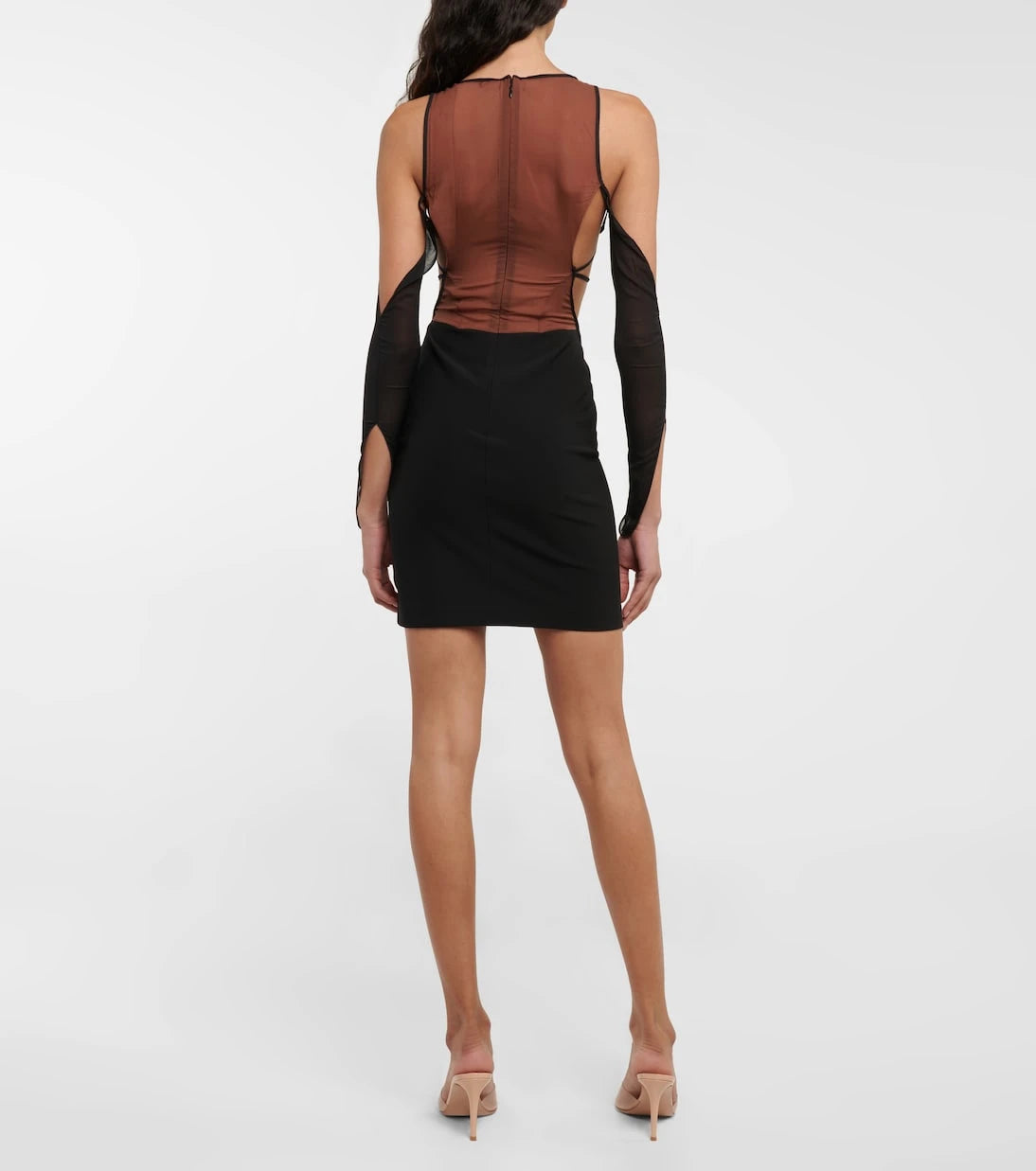 Nensi Dojaka - Cutout crêpe minidress