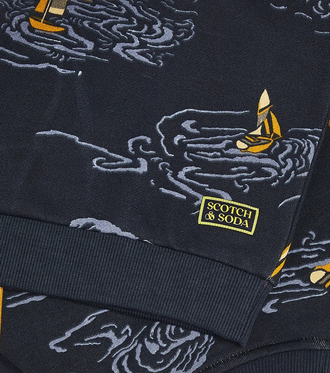 Scotch & Soda Kids - سويت شيرت قطني مطبوع