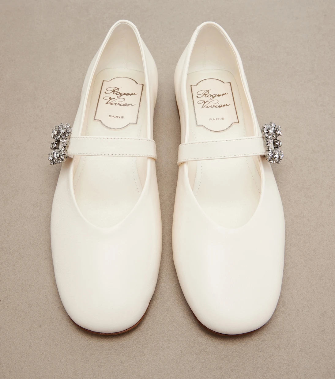 Roger Vivier - Roundytoe leather ballet flats