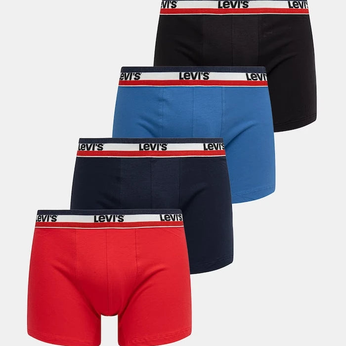 Levi's боксерки мъжки от памук с еластан 6 броя
