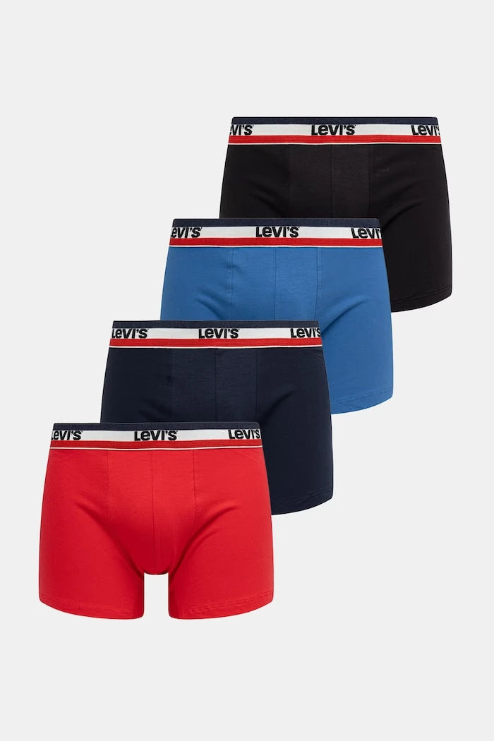 Levi's боксерки мъжки от памук с еластан 6 броя