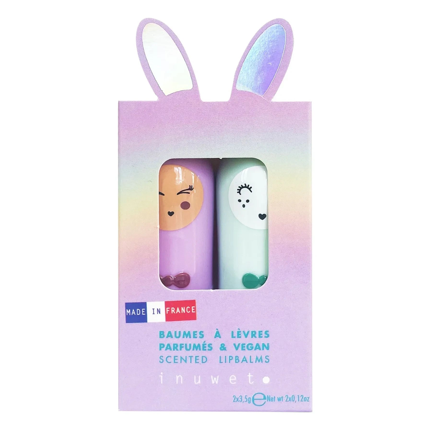 Inuwet - Hélène lip balm duo set