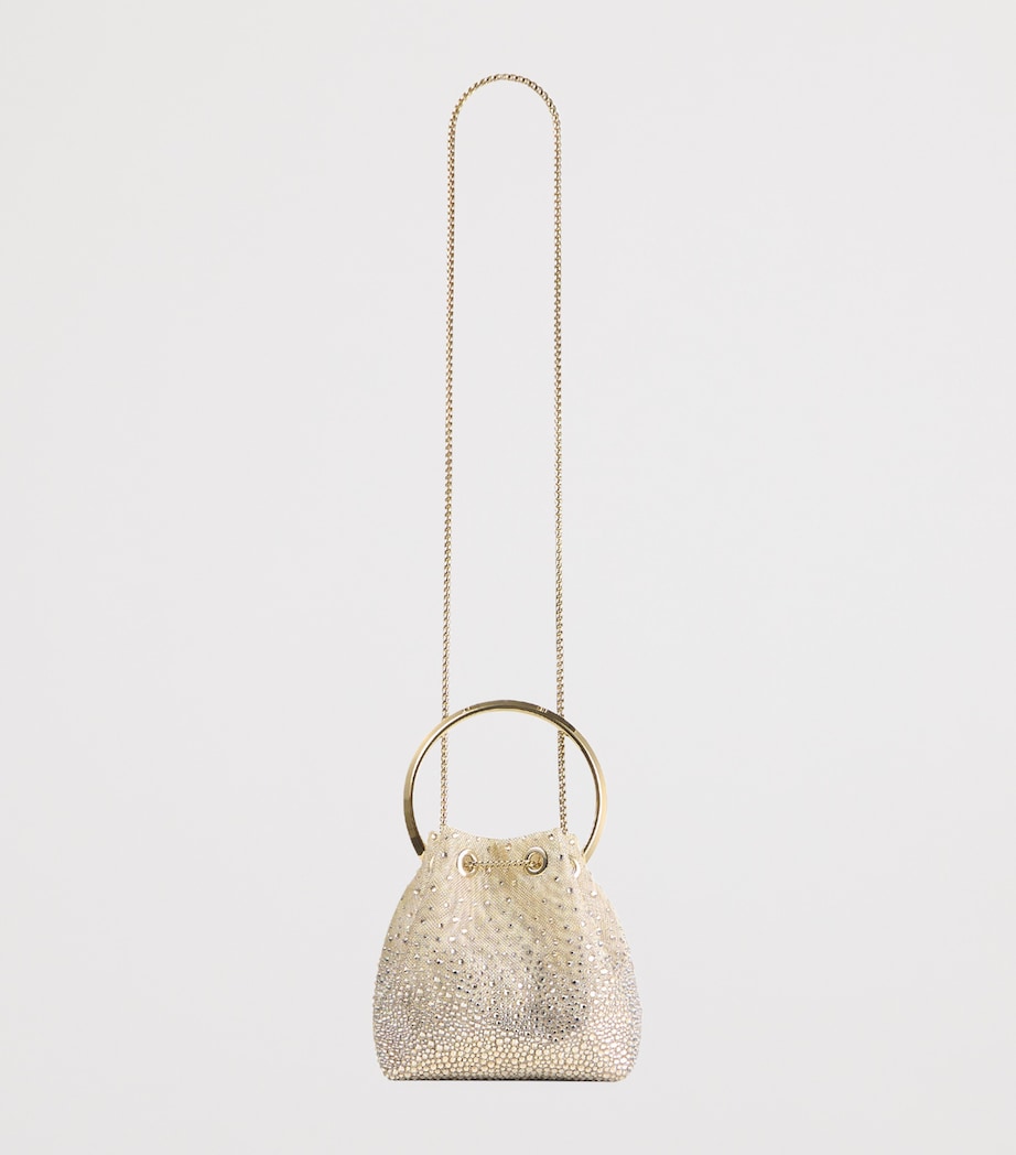 Gold Metallic Mesh Bon Bon Top-Handle Bag