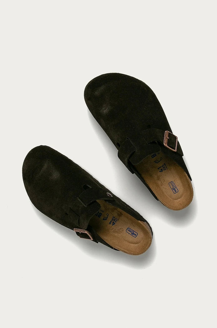 Велурени чехли Birkenstock Boston