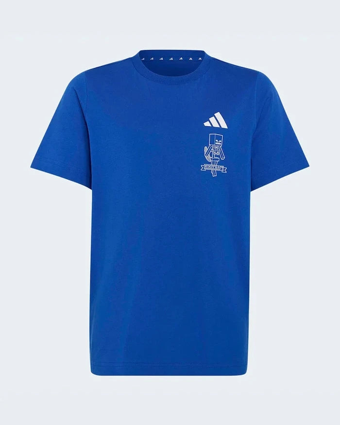 adidas pamuklu çocuk tişörtü MINECRAFT