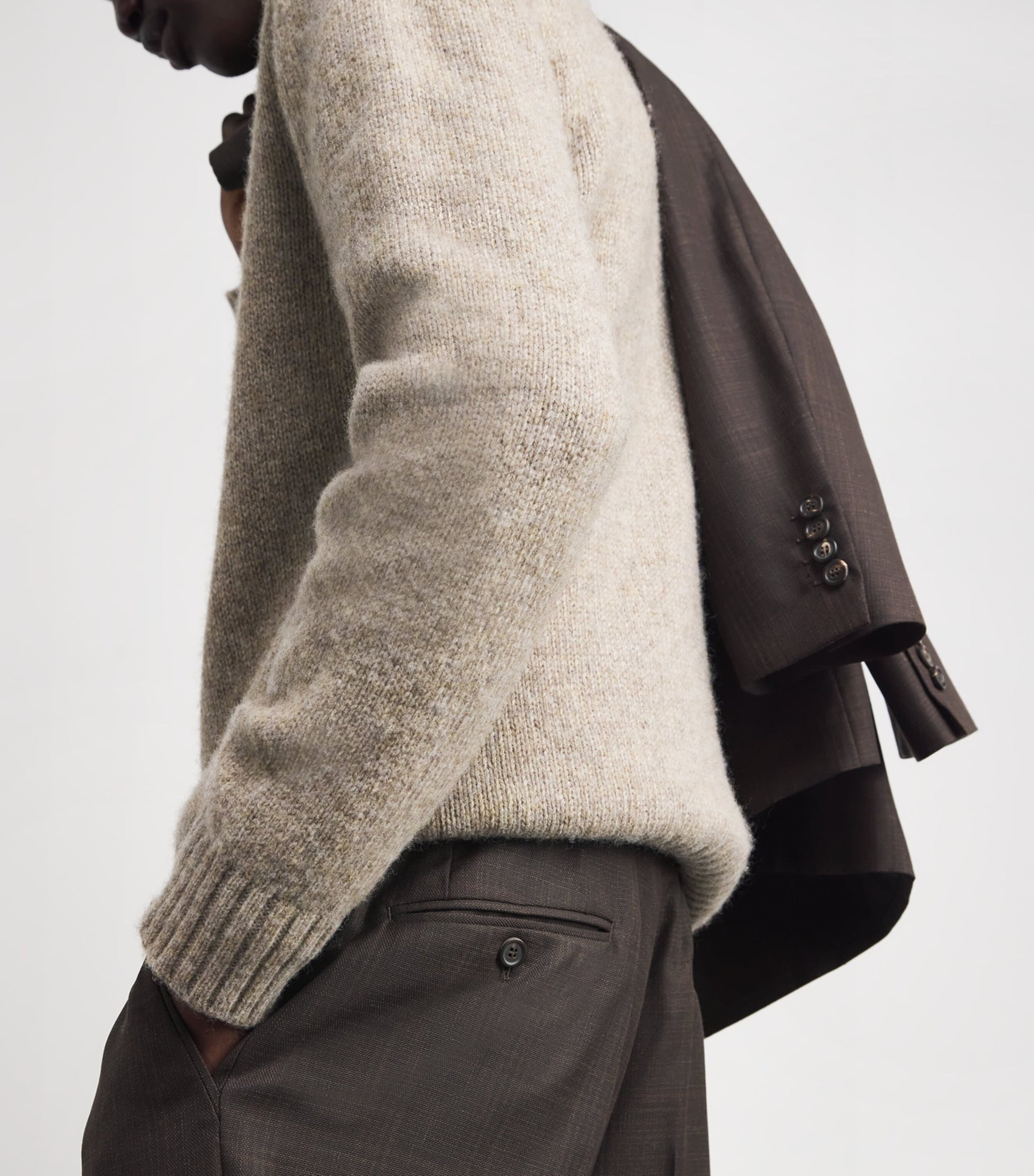 Wool Check 2-Piece Suit