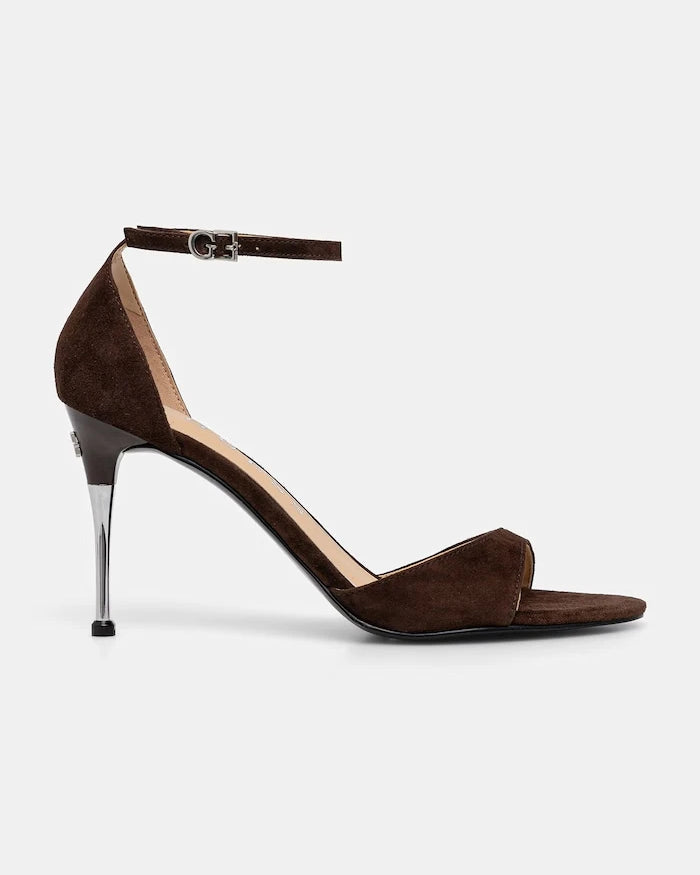 Guess SEENA yüksek topuklu süet sandalet
