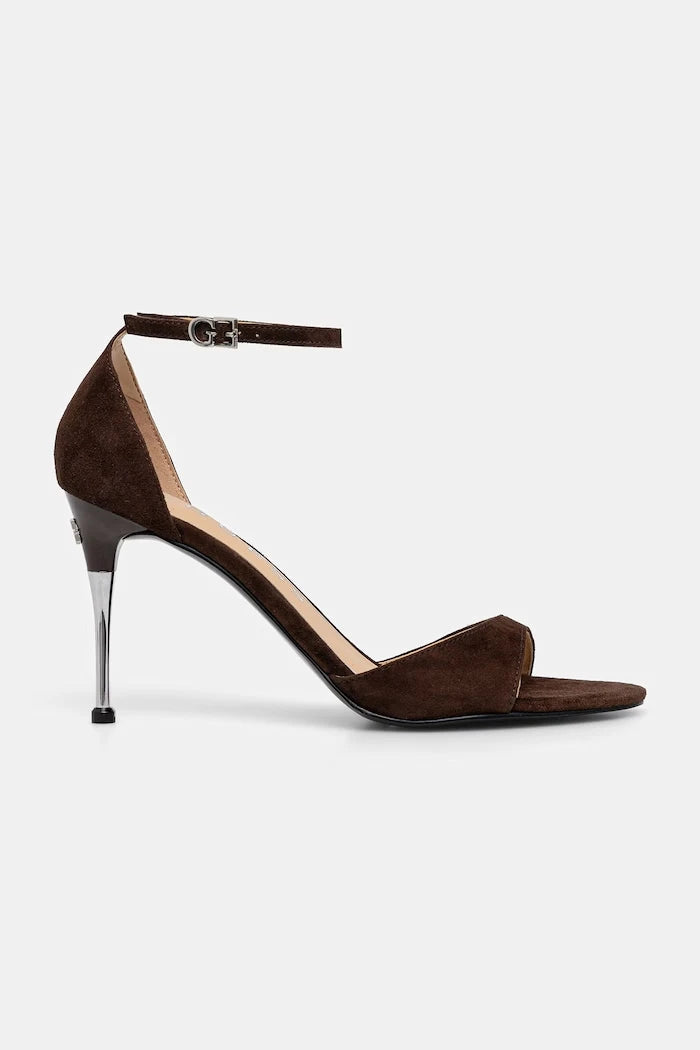 Guess SEENA yüksek topuklu süet sandalet