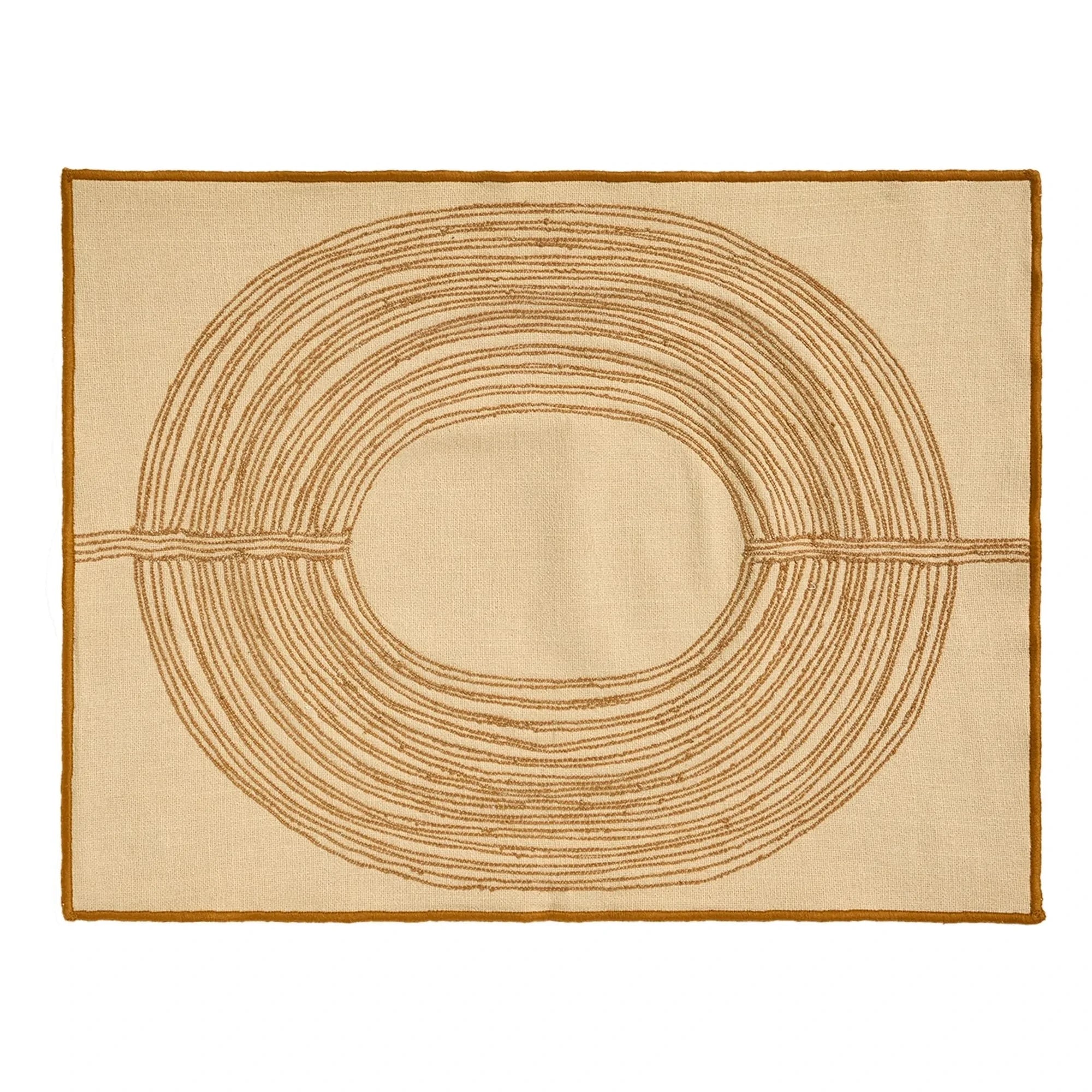 Maison Sarah Lavoine - Mirage embroidered placemat | Havana