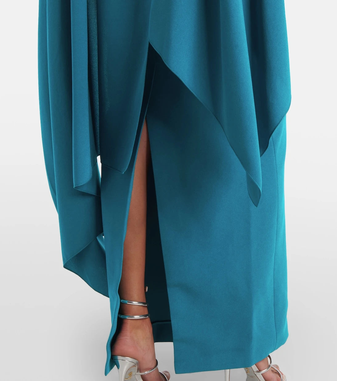 Roksanda - Demetria caped crêpe midi dress