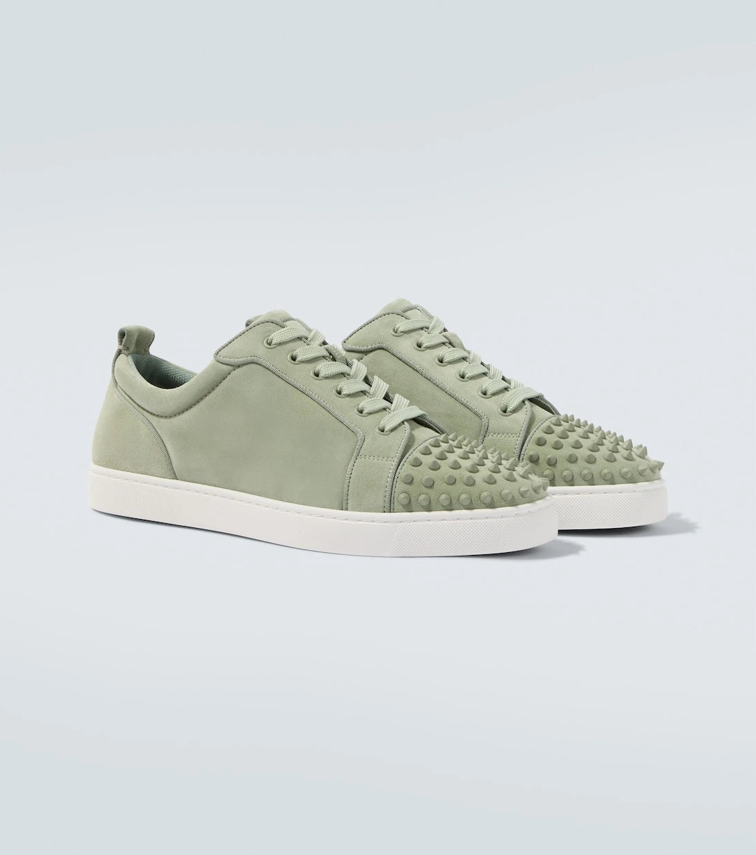 Christian Louboutin - Louis Junior Spikes suede sneakers