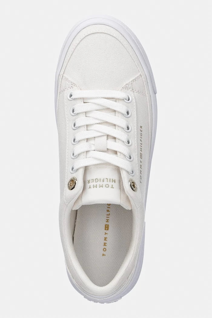 Tommy Hilfiger TH FOXING PLATFORM CANVAS ниски кецове дамски