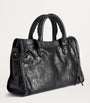 Balenciaga Black Small Leather Le City Top-Handle Bag