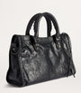 Balenciaga Black Small Leather Le City Top-Handle Bag