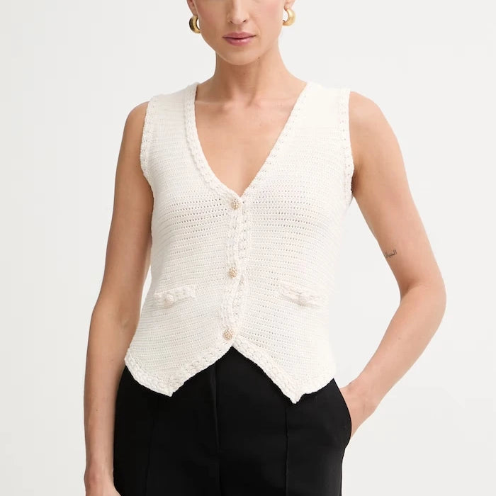 Morgan топ дамски от памук MGILET