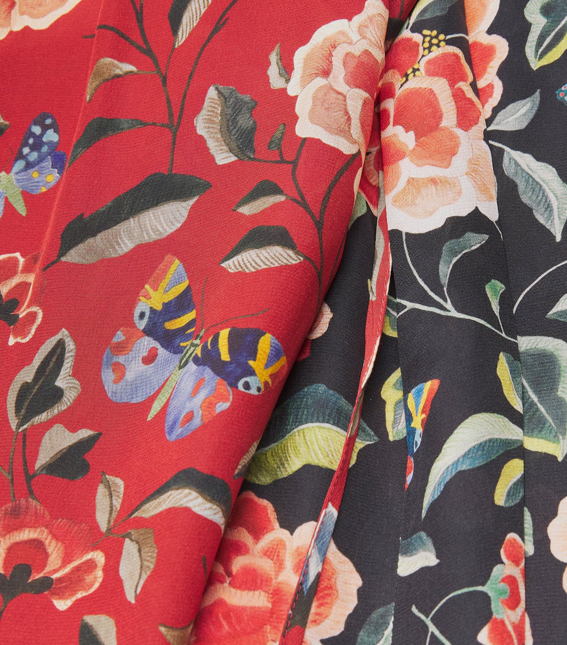 Rixo Black Silk Dahlia Maxi Dress