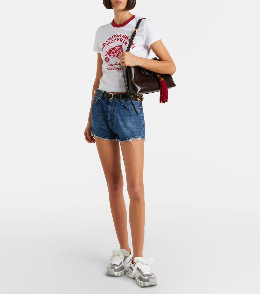 Dolce&Gabbana - Runner suede-trimmed sneakers