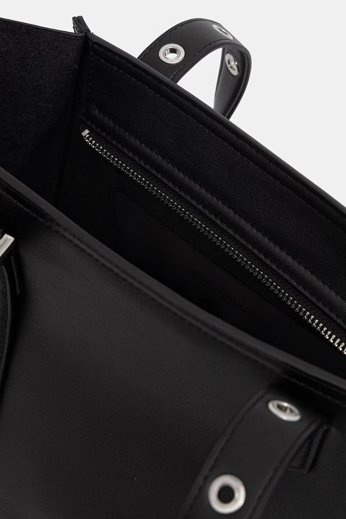 Karl Lagerfeld чанта tote дамска от кожа K/EYELETS