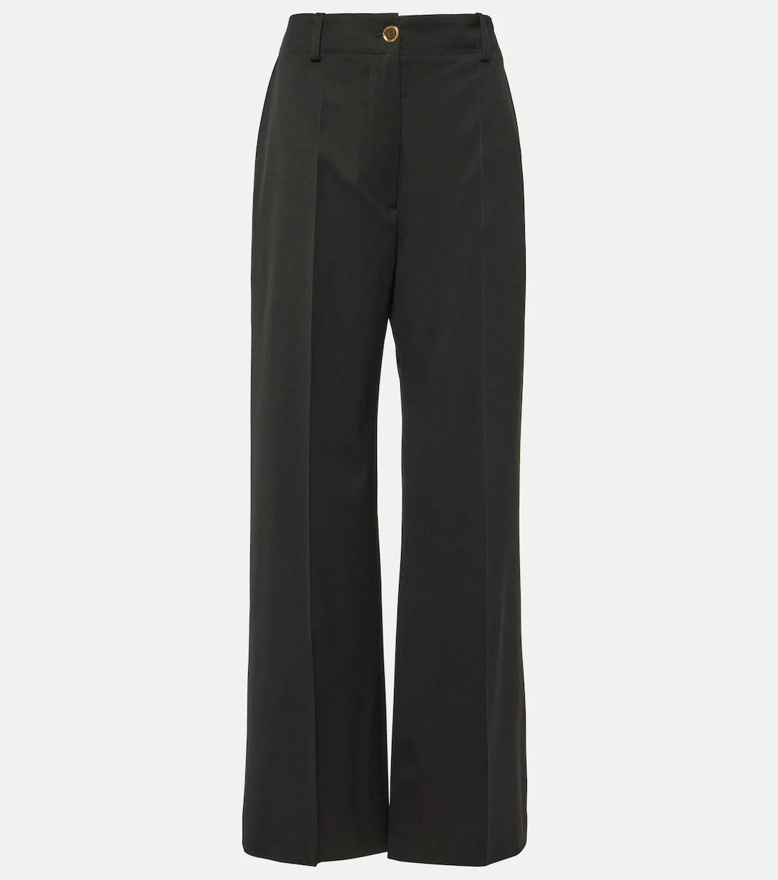 Patou - Mid-rise wool-blend straight pants