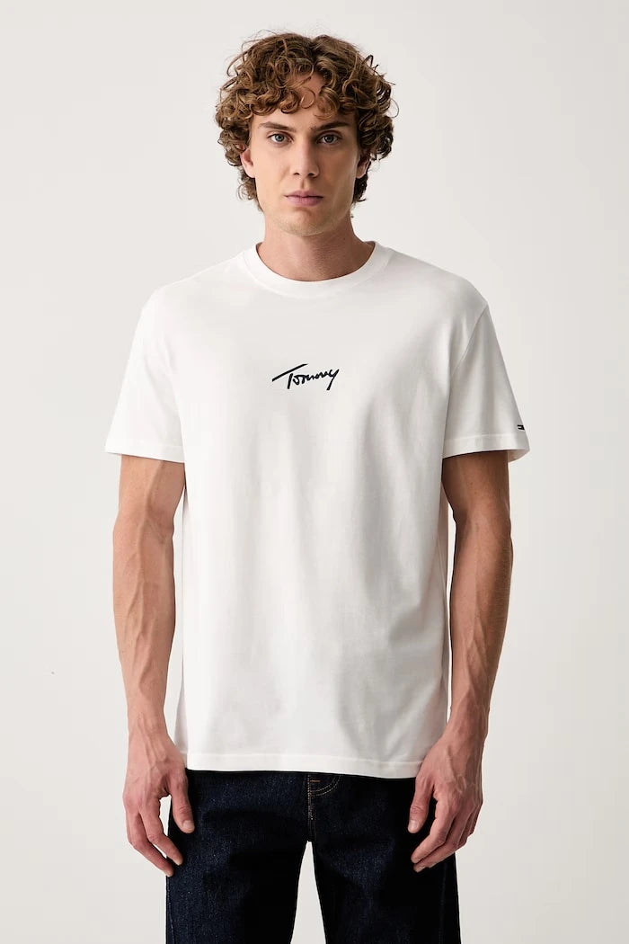 Tommy Jeans erkek pamuklu tişört
