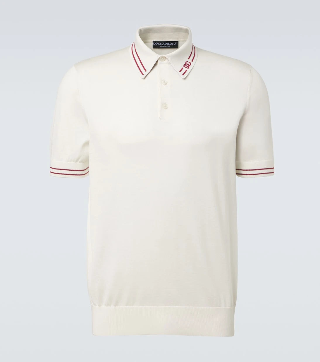 Dolce&Gabbana - DG silk polo shirt