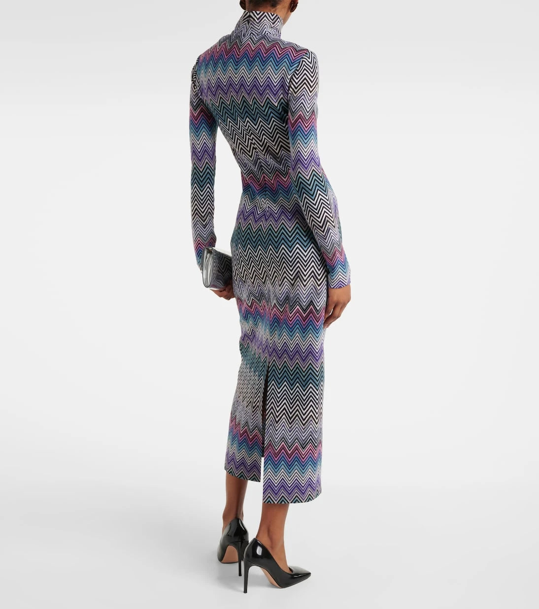 Missoni - Zig Zag turtleneck dress