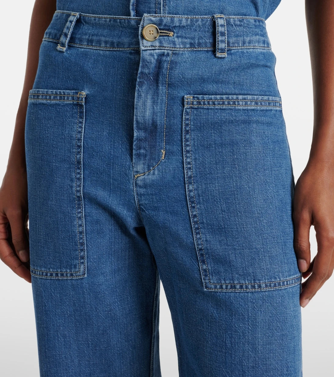 Velvet - Farah high-rise tapered jeans