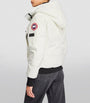 Canada Goose White Down-Filled Chilliwack Bomber Jacket