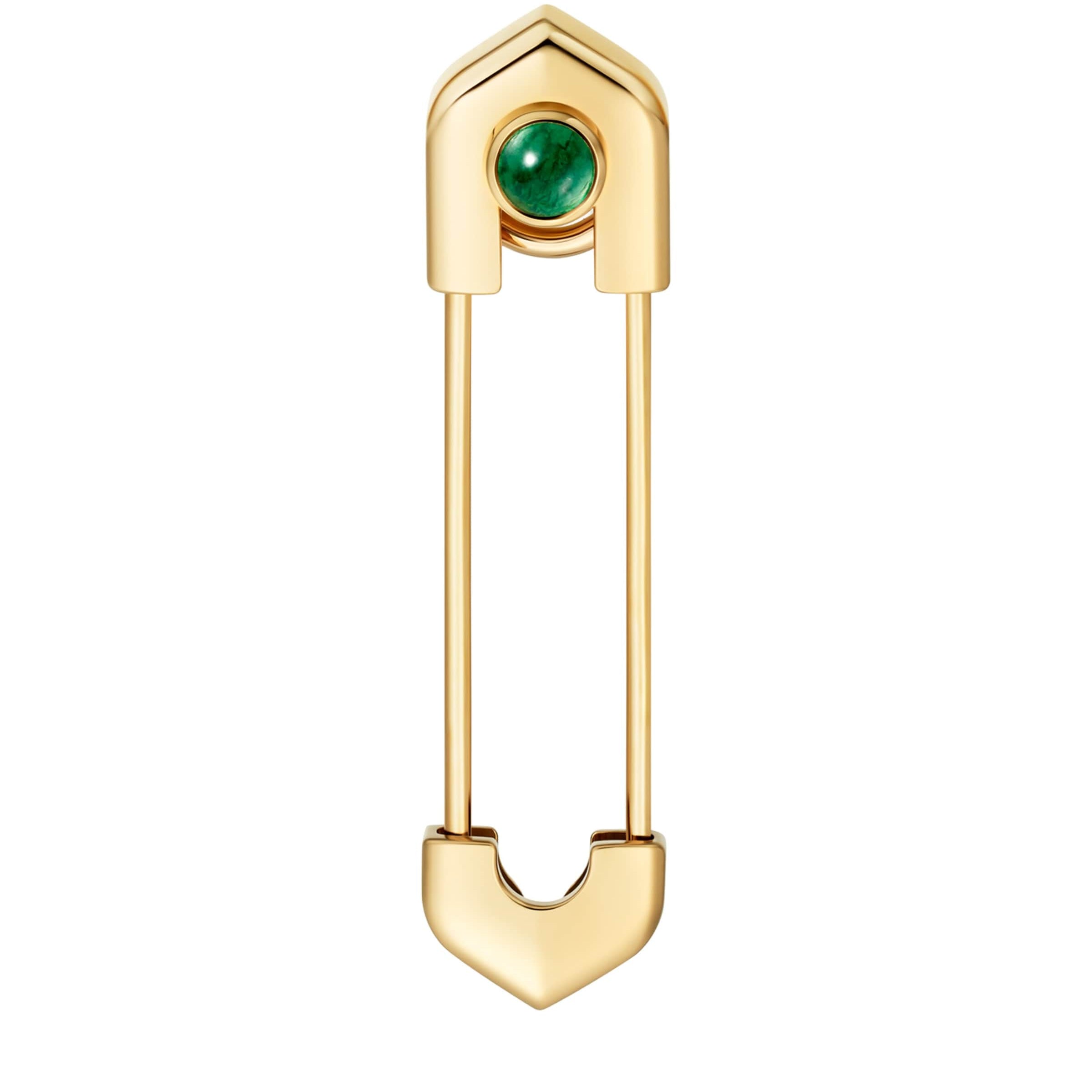 Yellow Gold and Aventurine C de Cartier Tie Pin