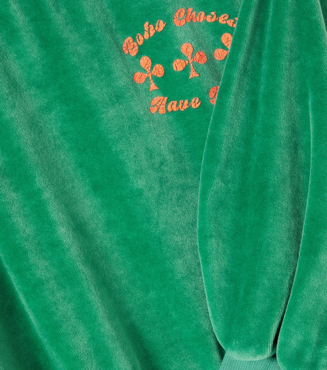 Bobo Choses - Have Fun cotton velvet sweatshirt