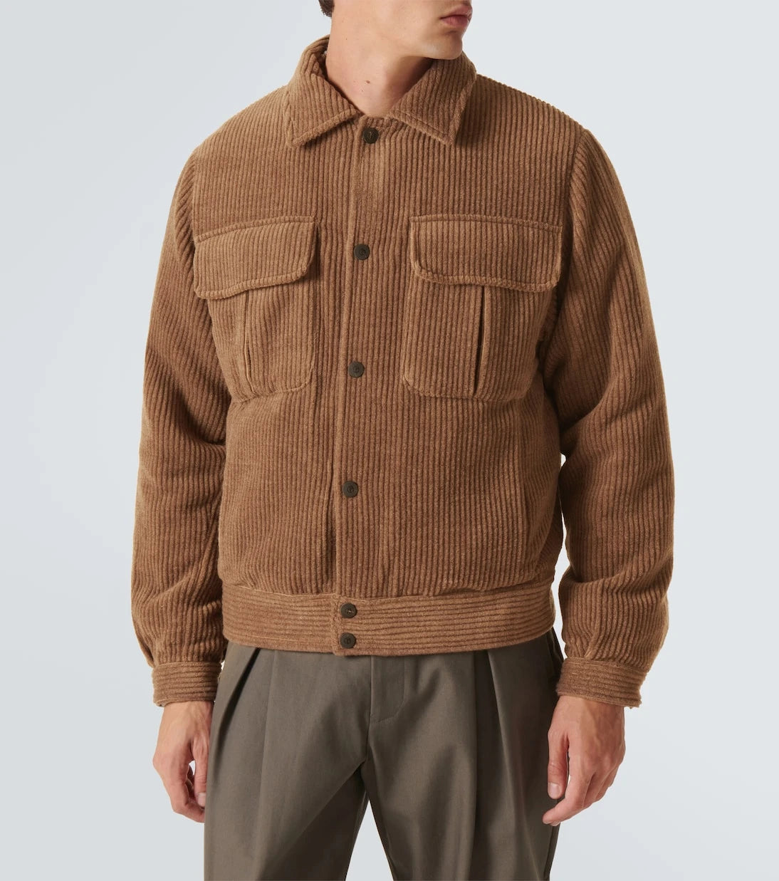 Giorgio Armani - Wool and cashmere velvet blouson