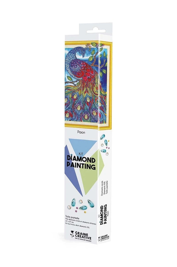 Graine Creative DIY Diamond Painting Tavus Kuşu Seti